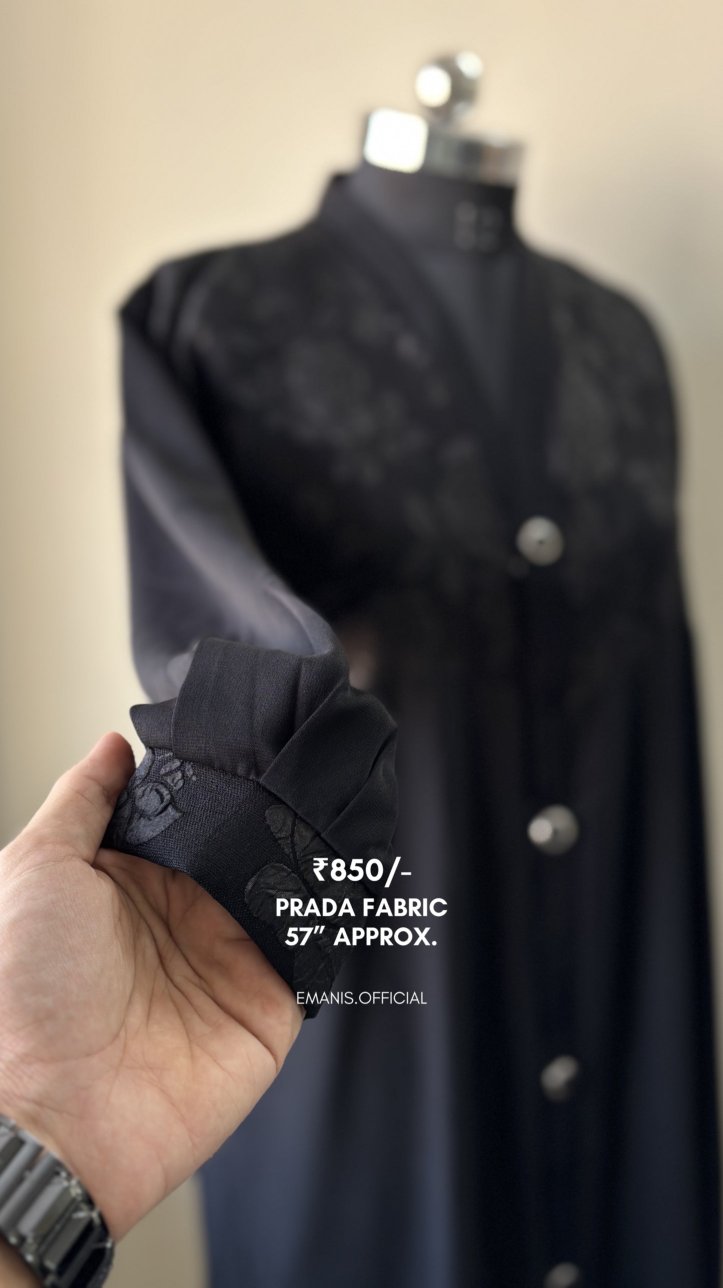 Prada Fabric Abaya
