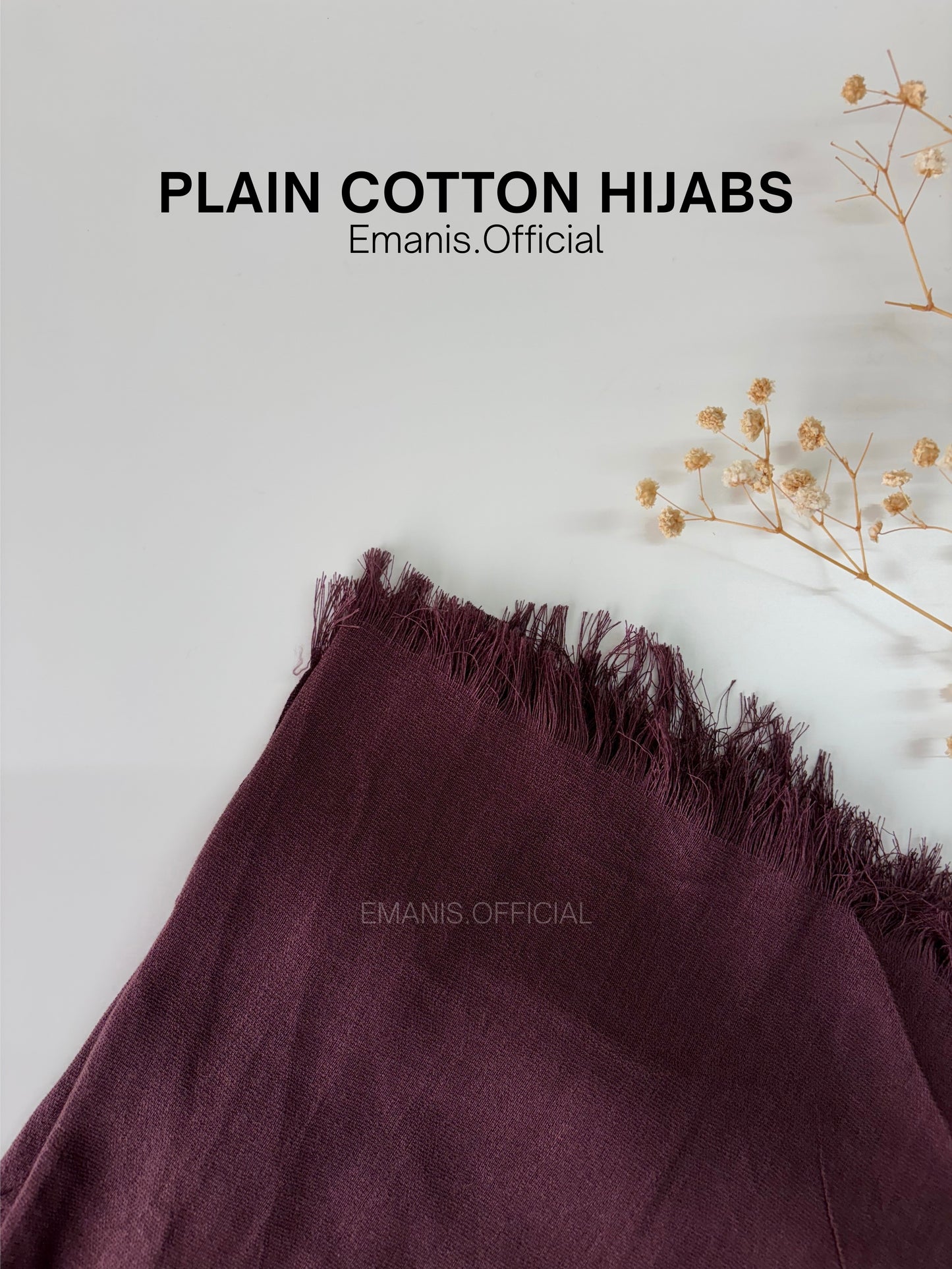 Plain Cotton Hijabs