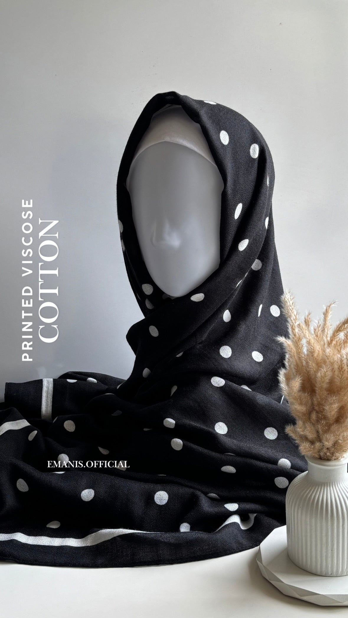 Printed Viscose Cotton Hijab