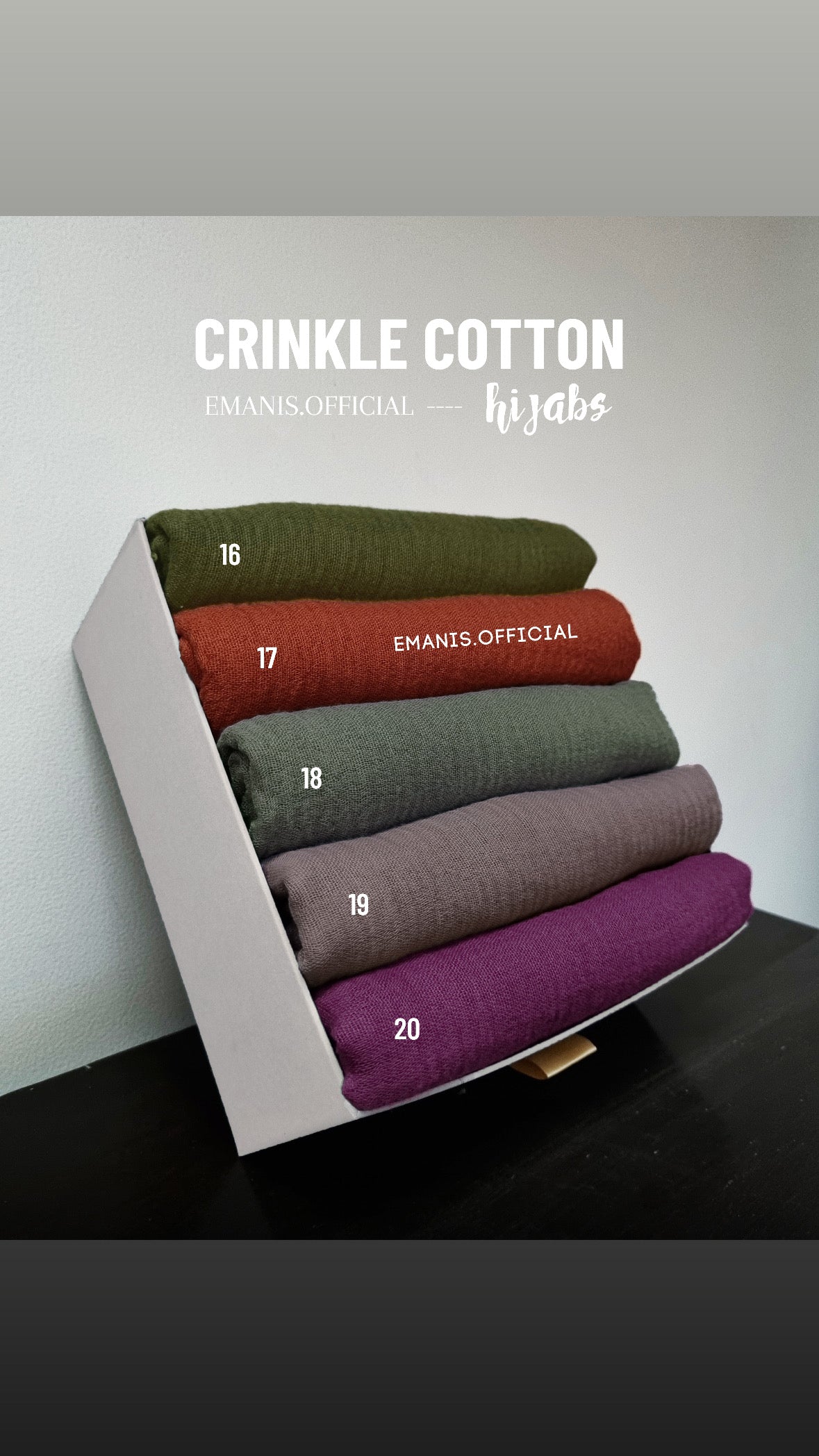 Crinkle Cotton Hijabs