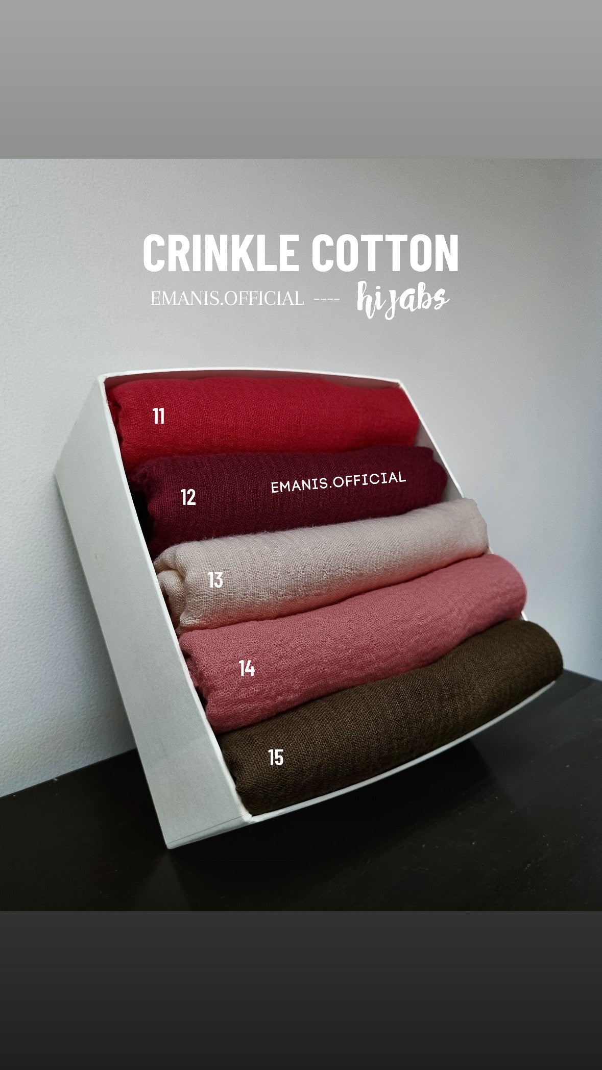 Crinkle Cotton Hijabs