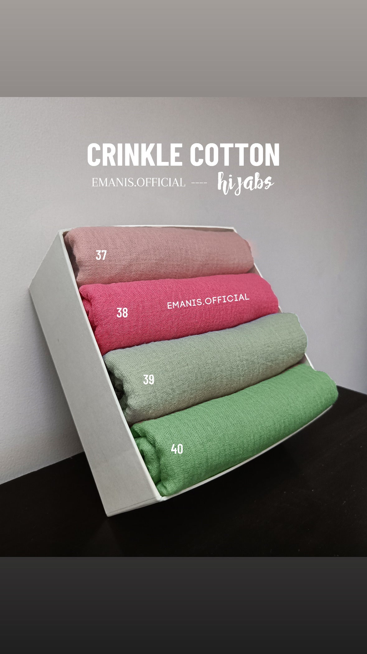 Crinkle Cotton Hijabs