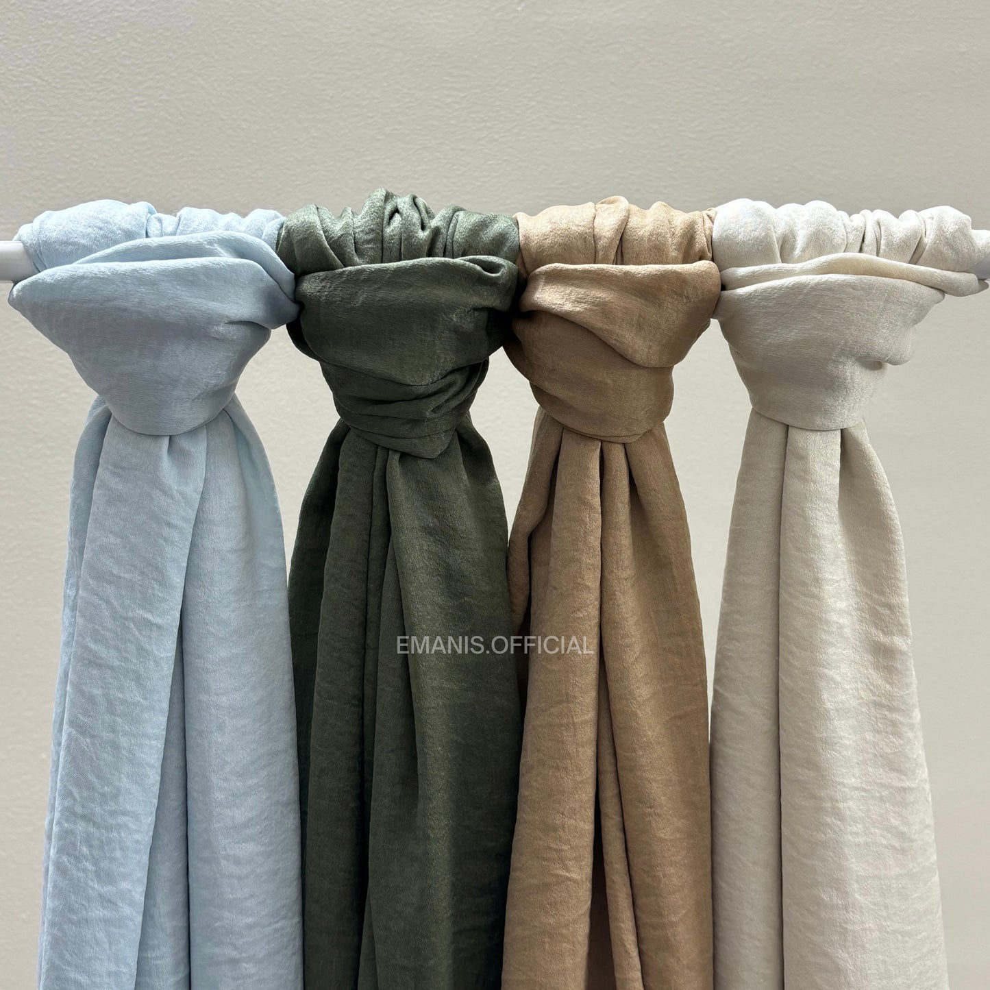 Crushed Satin Hijabs