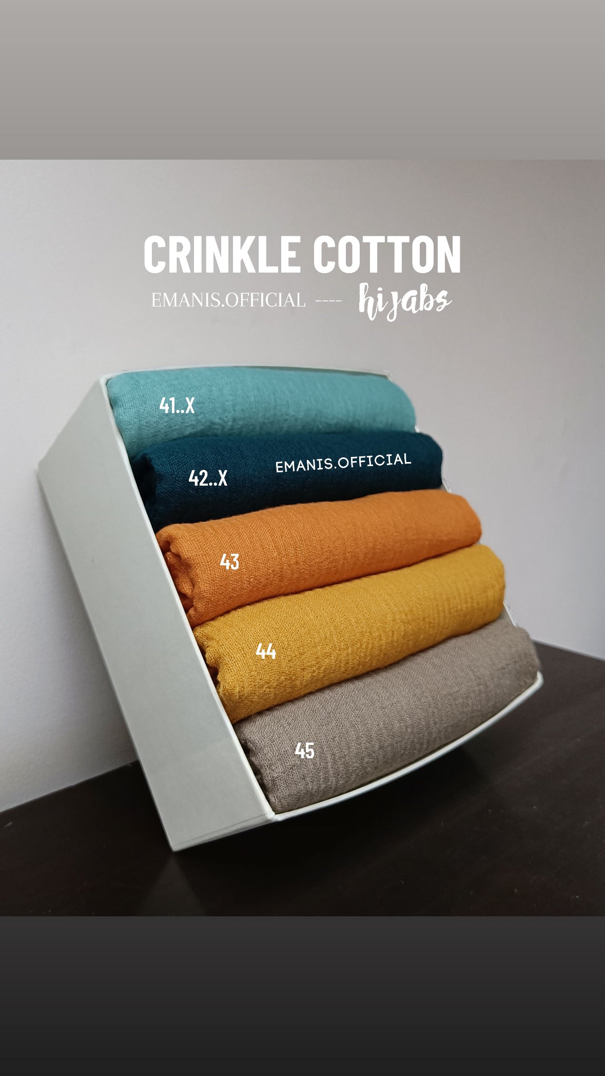 Crinkle Cotton Hijabs