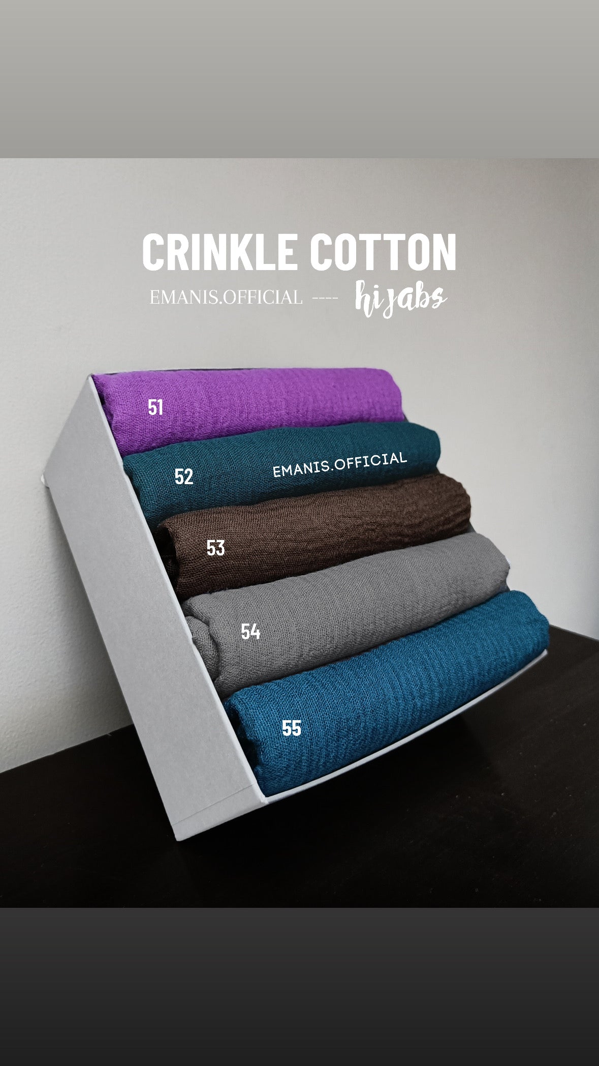 Crinkle Cotton Hijabs