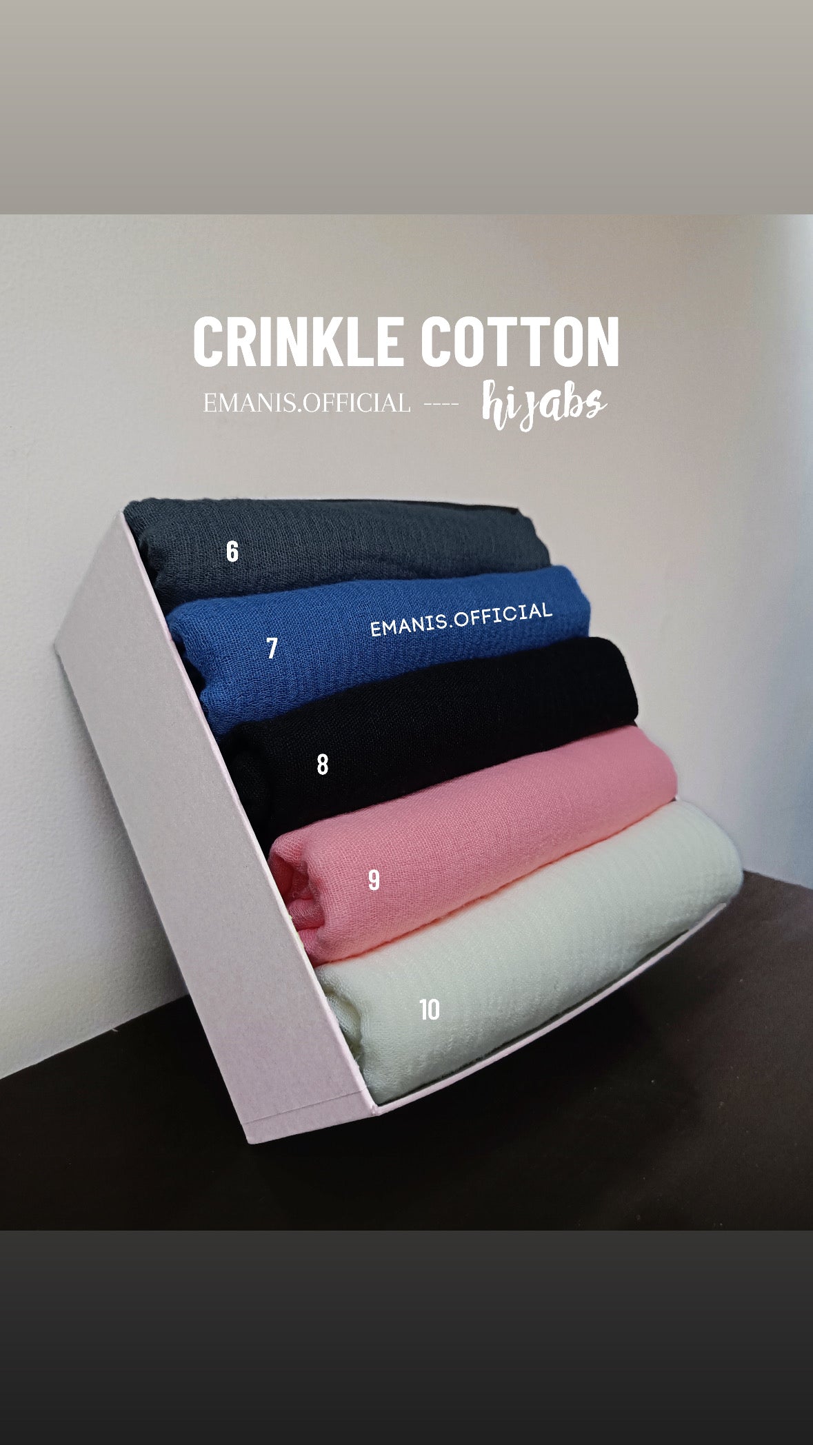 Crinkle Cotton Hijabs