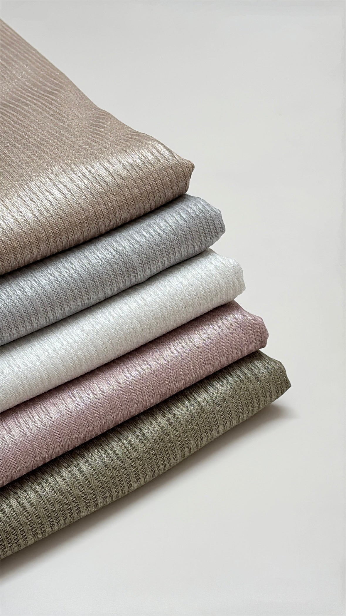 Shimmer Ribbed Jersey Hijabs