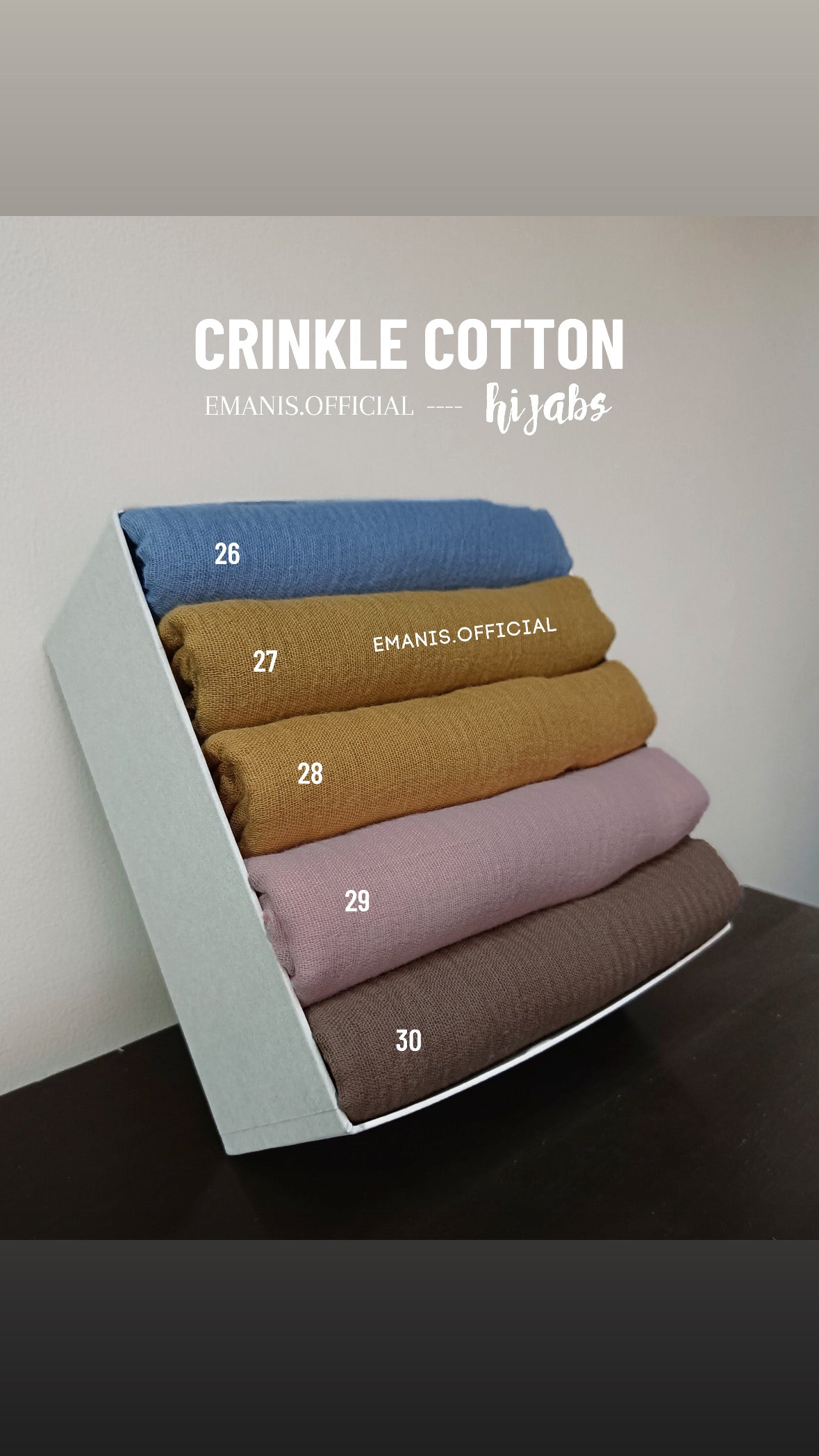 Crinkle Cotton Hijabs