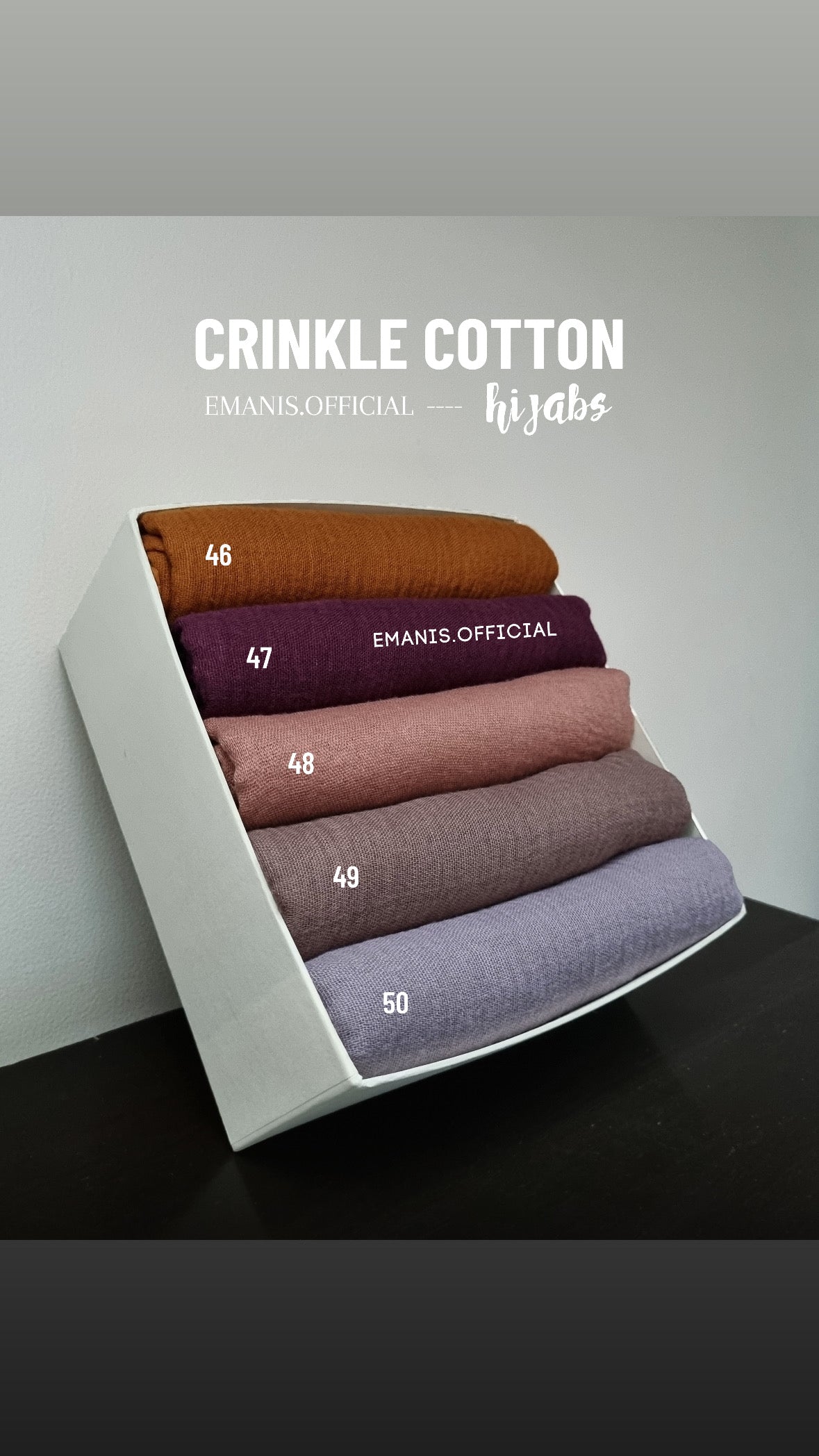 Crinkle Cotton Hijabs