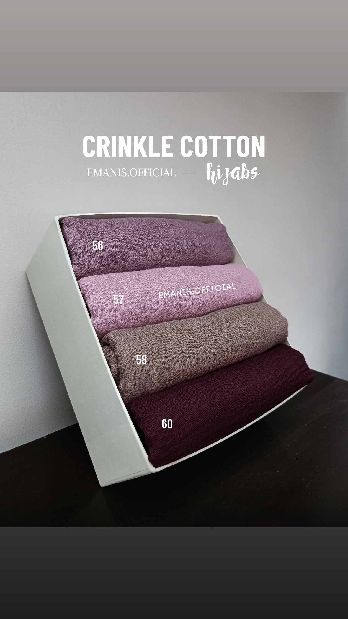 Crinkle Cotton Hijabs