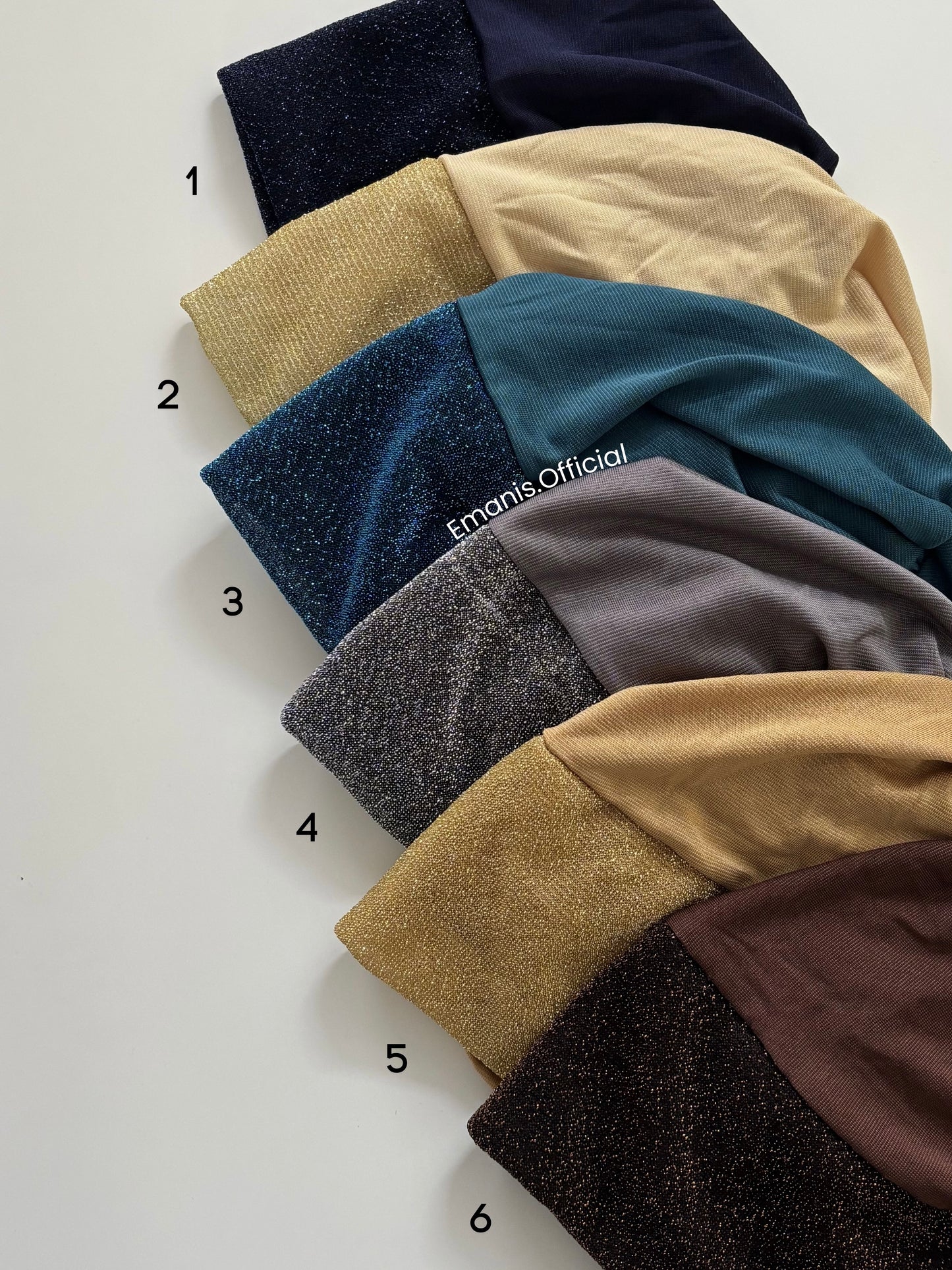 Shimmer Knot Caps