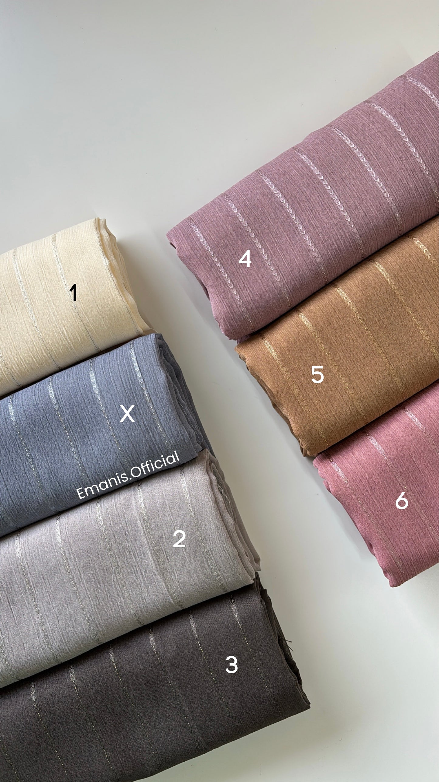 Shimmer Line Chiffons