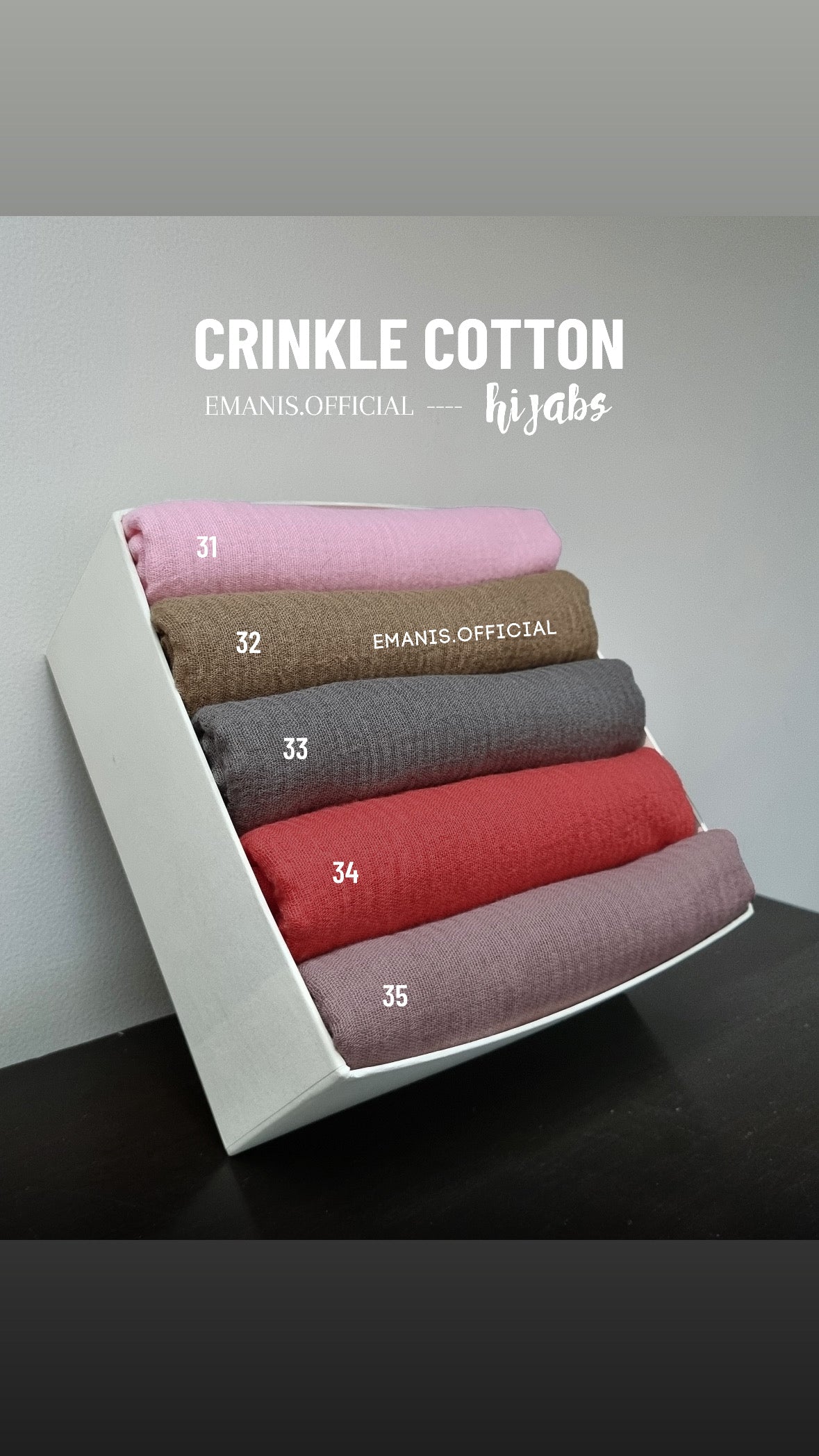 Crinkle Cotton Hijabs