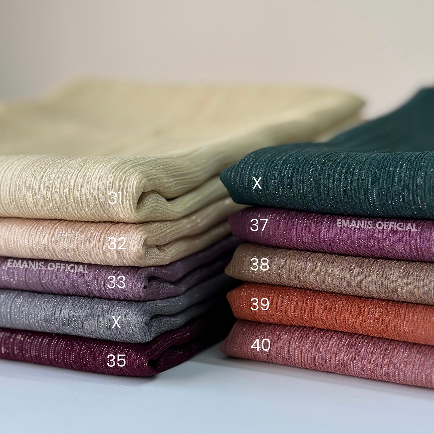 Heavy Shimmer Chiffons