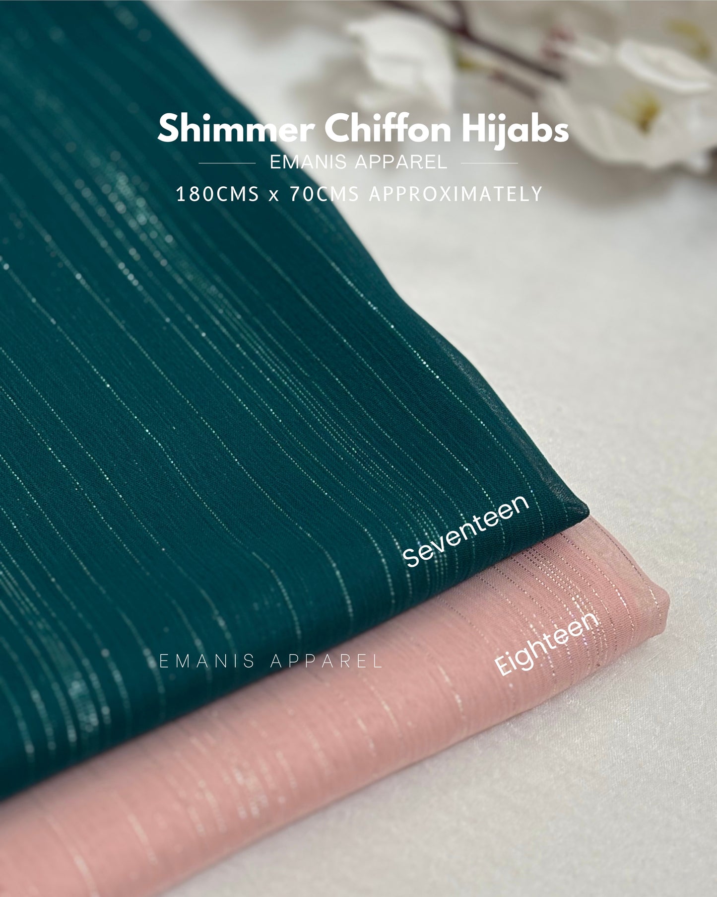 Shimmer Chiffon Hijabs
