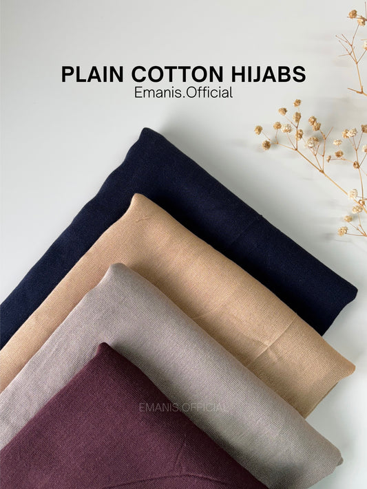 Plain Cotton Hijabs