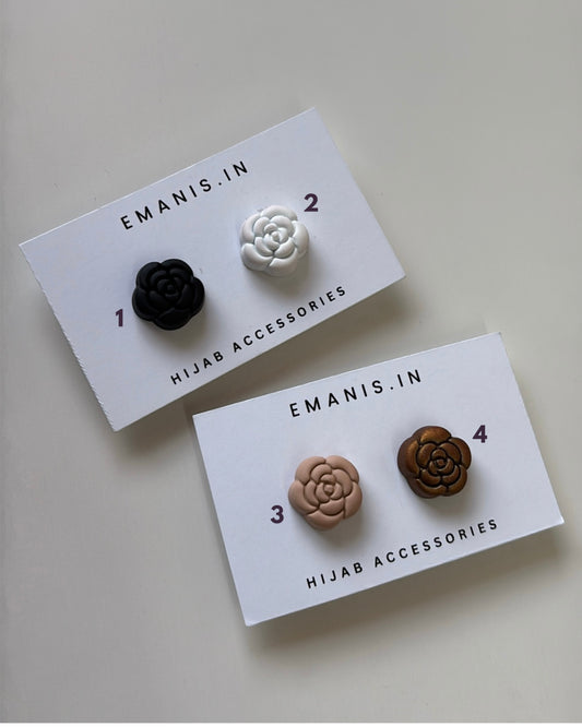 Matte Flower Magnets