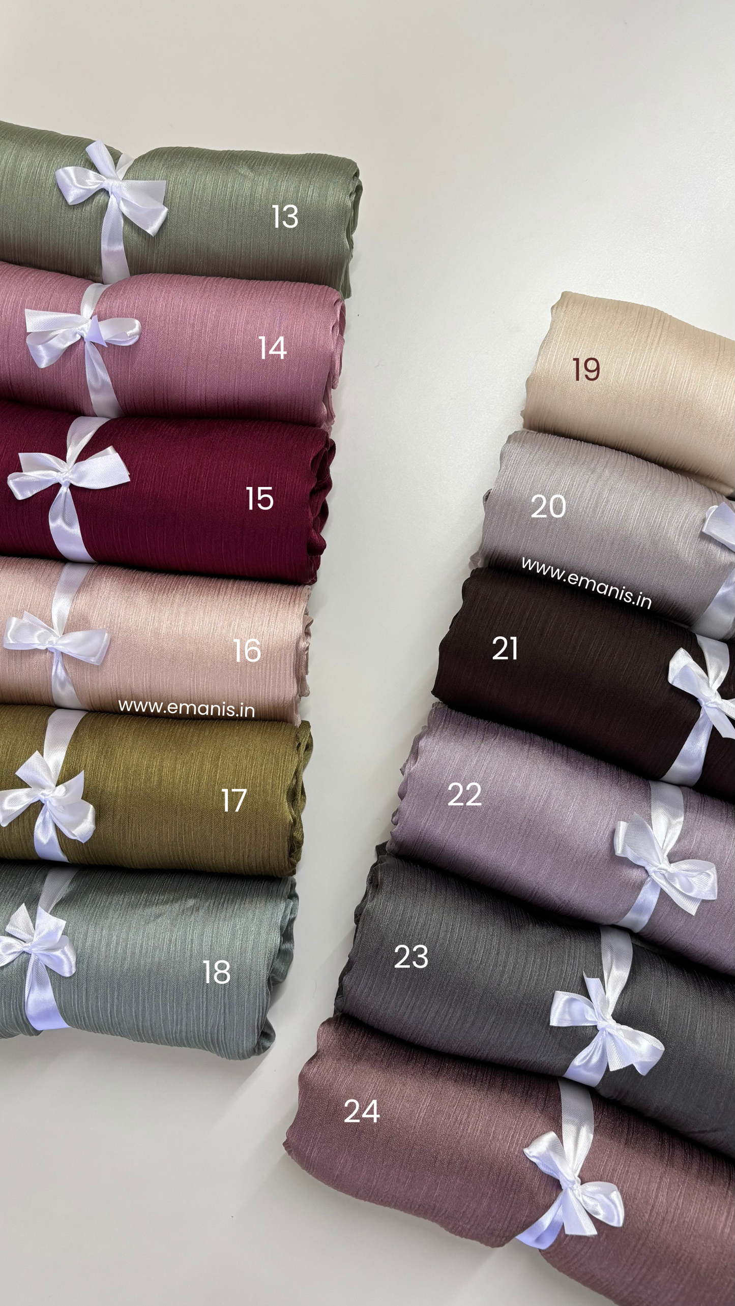 New Muna Satin Hijabs