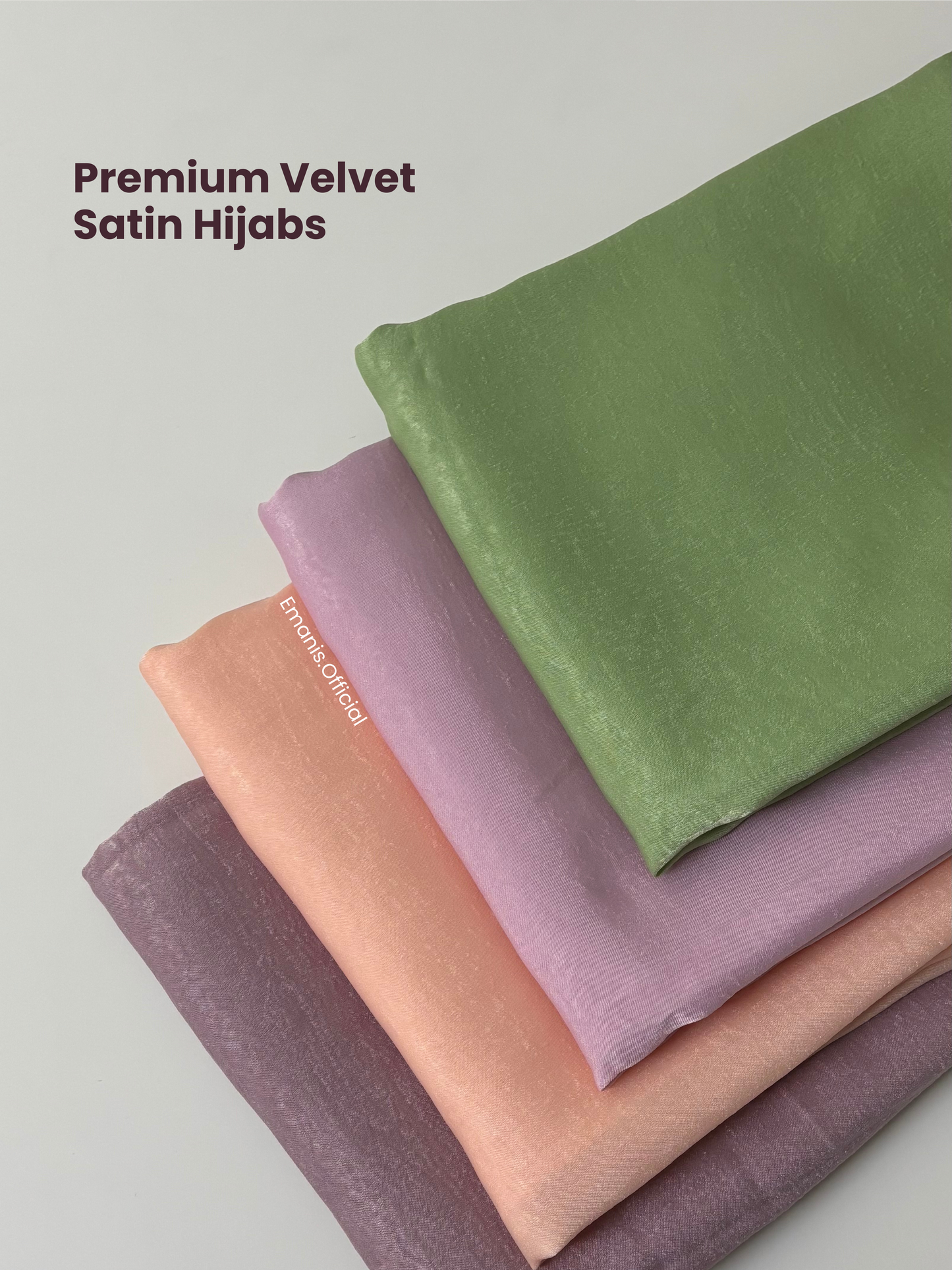 Velvet Satin Hijabs