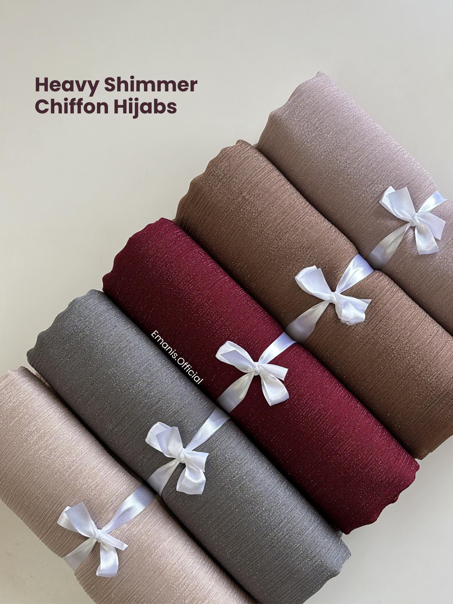 Heavy Shimmer Chiffons